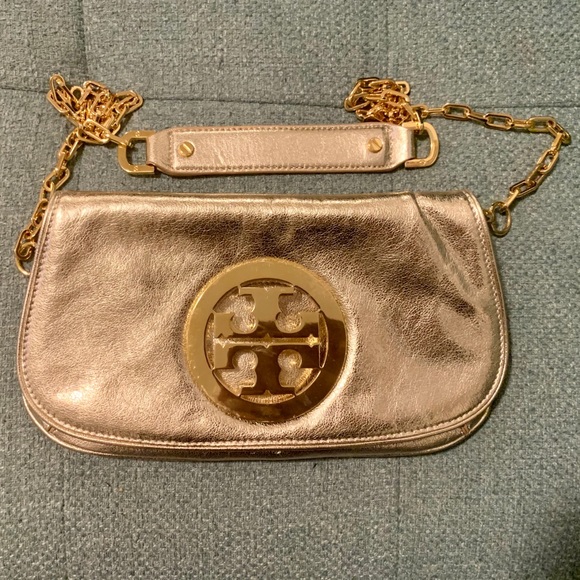 Tory Burch Gold Small Crossbody - Picture 2 of 5
